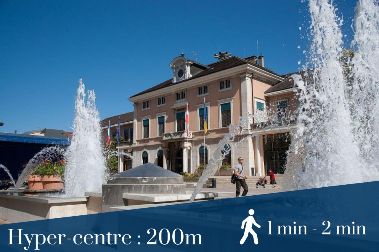 Homey Cycy - New / Free Parking / Hyper-Centre / Proche Geneve Аннемас Экстерьер фото